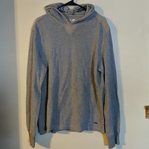 Gray Express Hoodie. Size XL. With detailed hood
